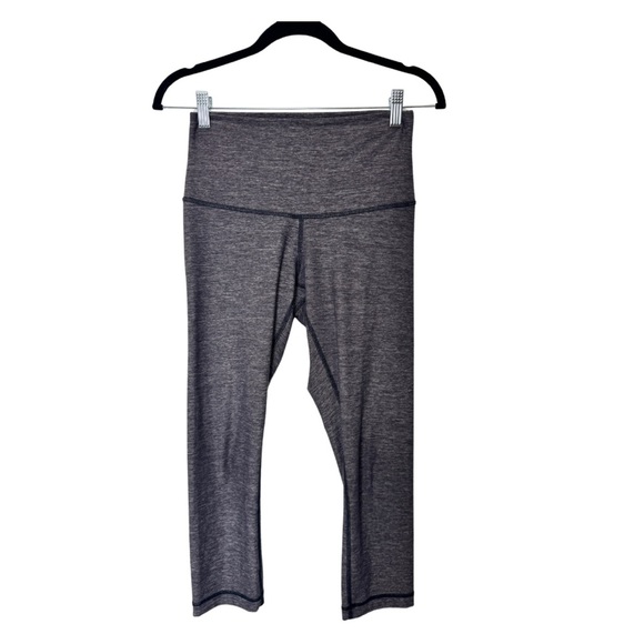 Lululemon Cropped Leggings Grey - Picture 1 of 5